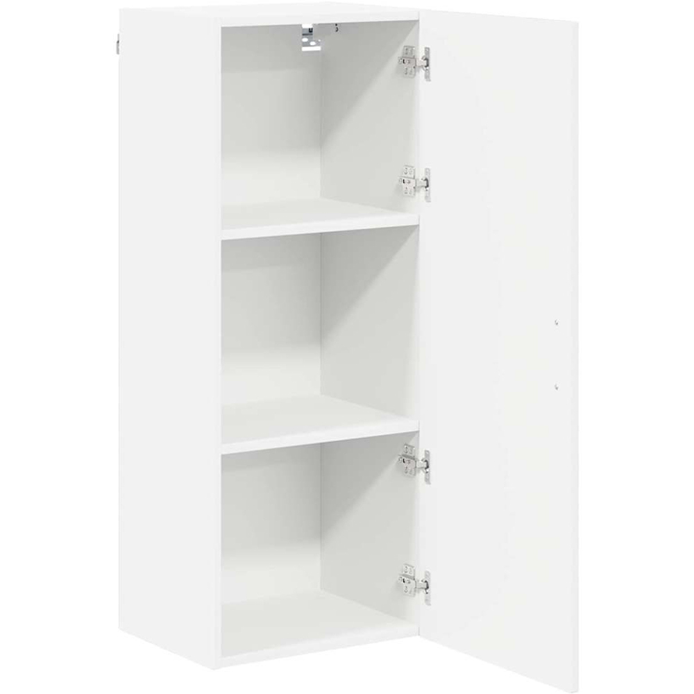 vidaXL Single Door High Gloss White Kitchen Wall Cabinet Image 5