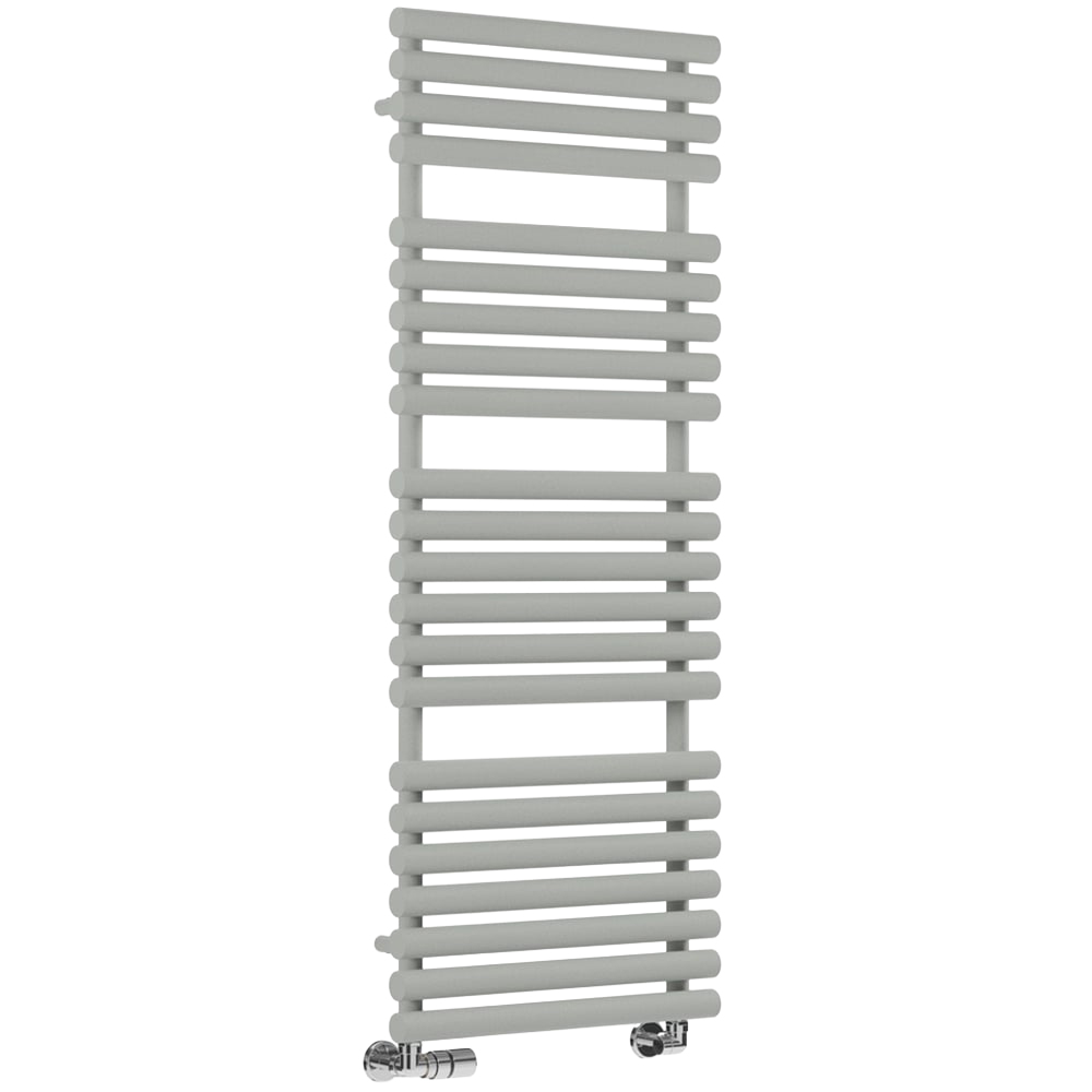 Terma Rolo Towel 2629BTU Salt n Pepper Heated Towel Rail 1360 x 520mm Image 1