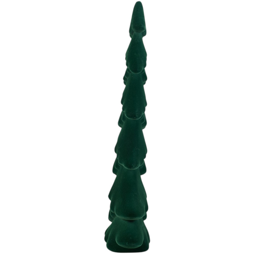 Green Flocked Christmas Tree - Green Image 3