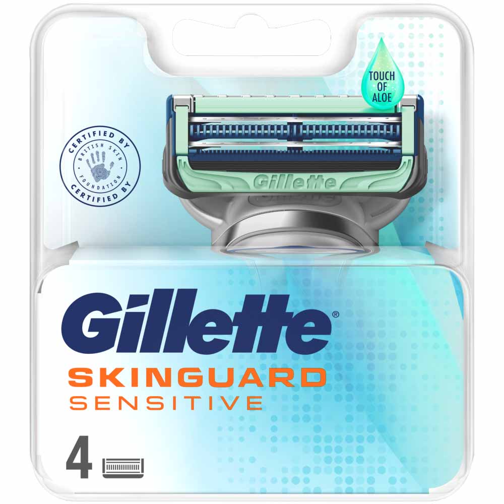 Gillette Skinguard Blades 4pk | Wilko