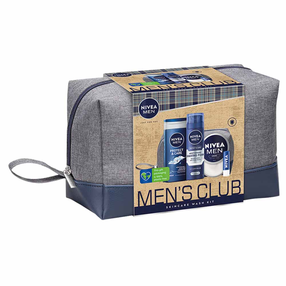 Nivea Men's Club Skincare Wash Gift Set Image 3