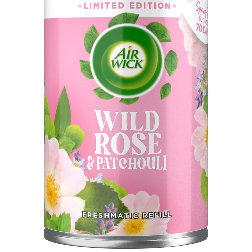 Air Wick Wild Rose and Patchouli Freshmatic Refill Case of 4 x 250ml Image 4