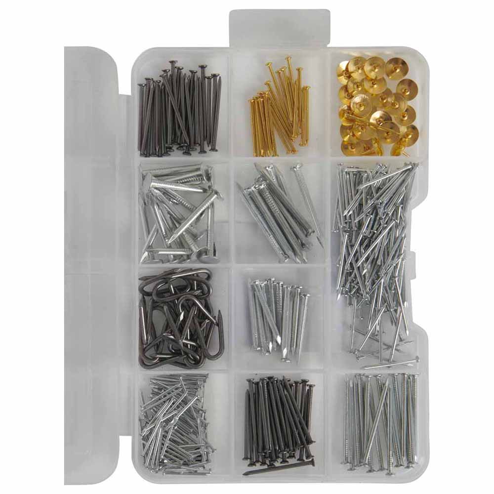 Wilko Nail and Pin Set Assorted Image 2
