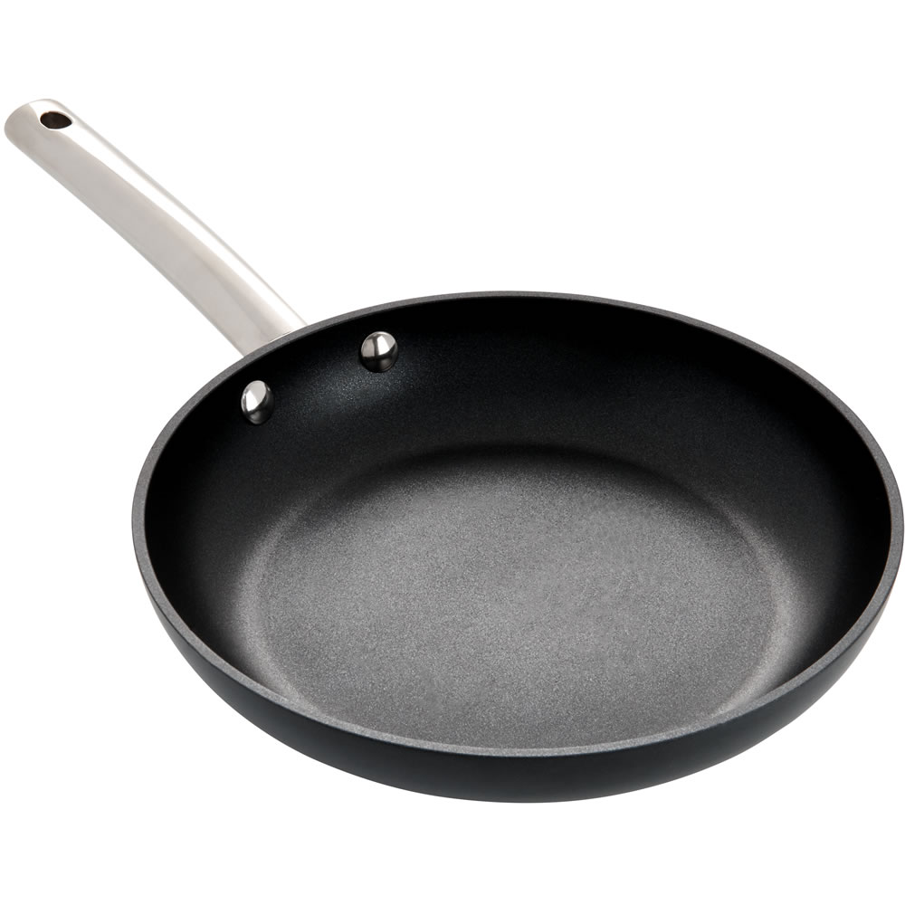 Wilko 22cm Matt Black Frying Pan Image 1