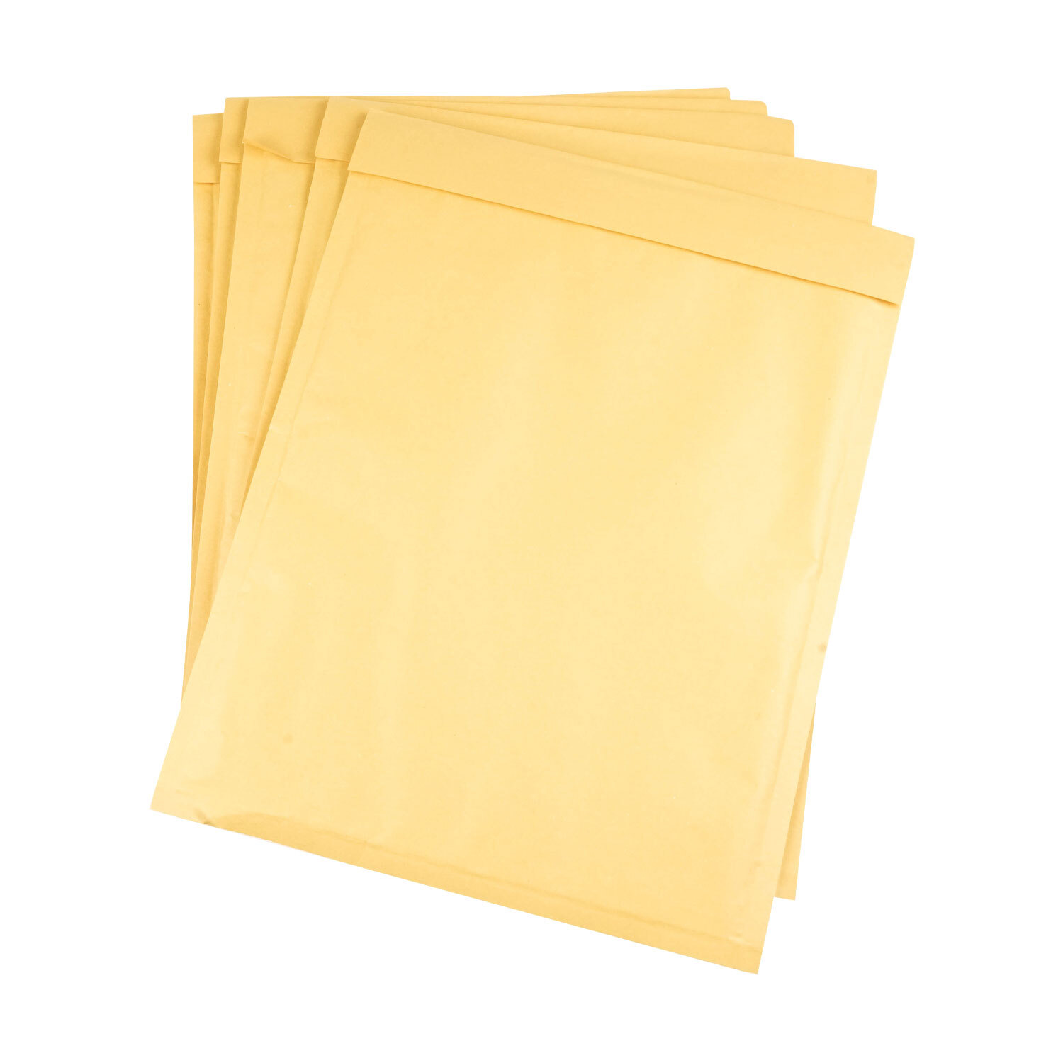 Pack of Five Gold Padded Bubble Envelopes - 27 x 36cm Image