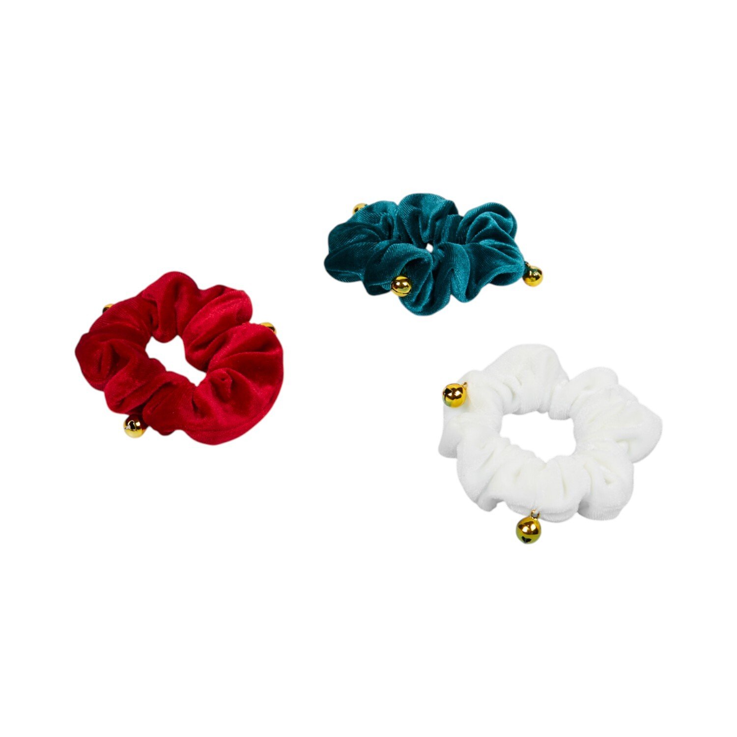 Pack of 3 Jingle Scrunchies Image 2