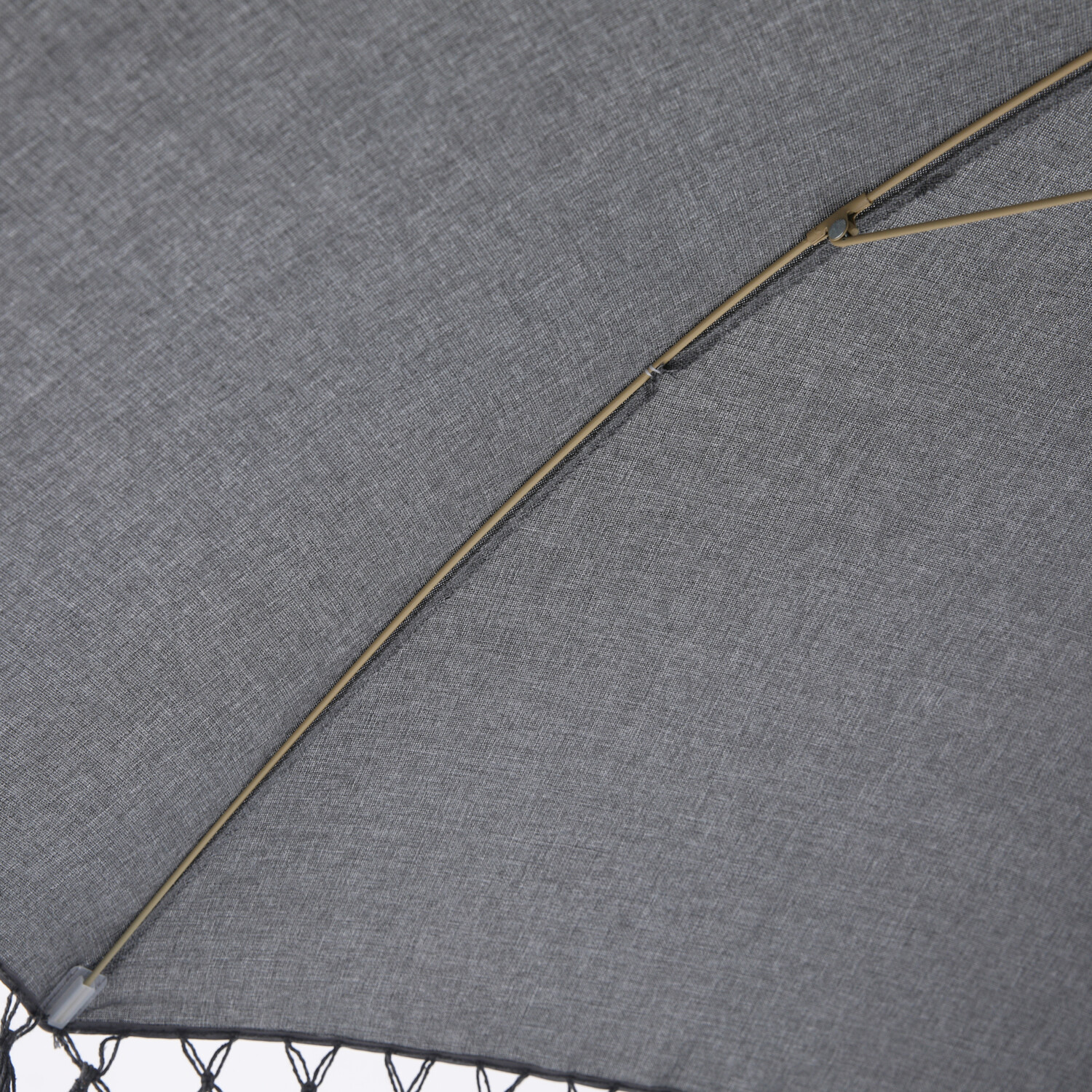 Amalfi Tasselled Parasol Grey Image 6