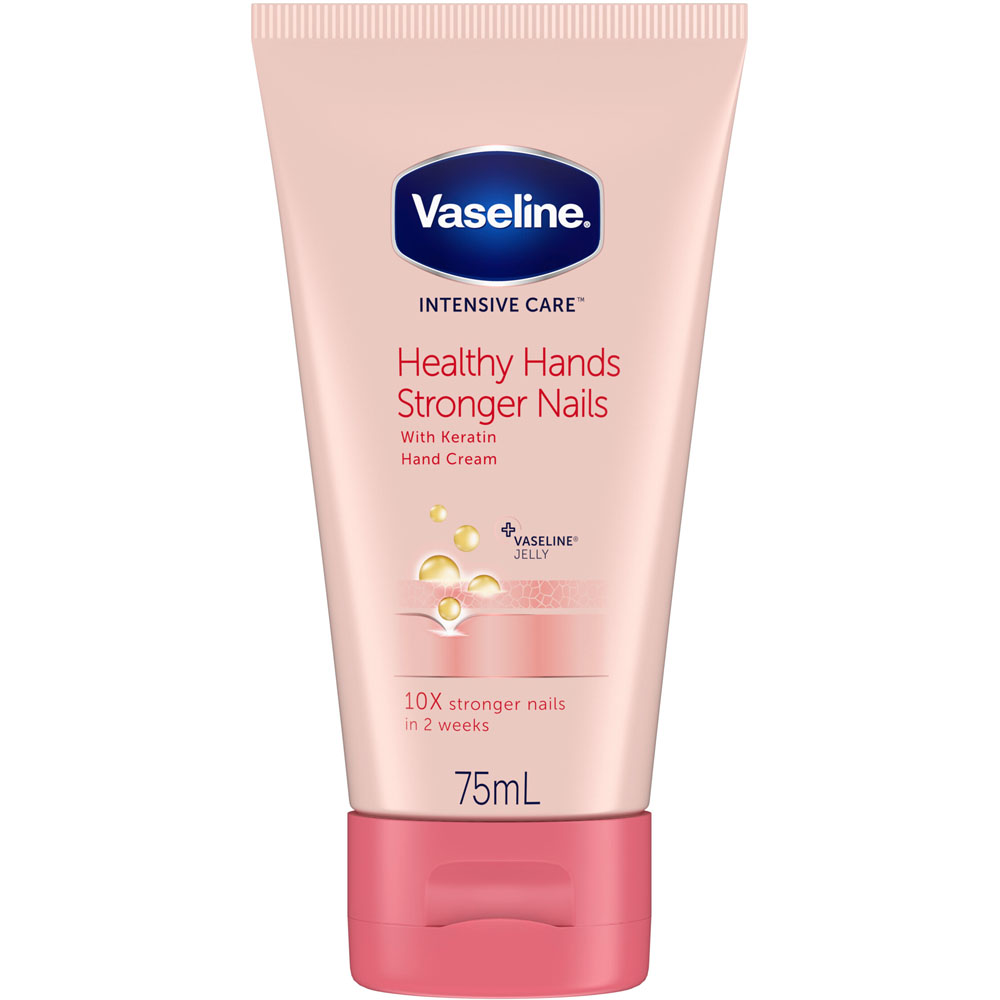 Vaseline Intensive Care Healthy Hands and Stronger Nails Hand Cream 75ml Image 1
