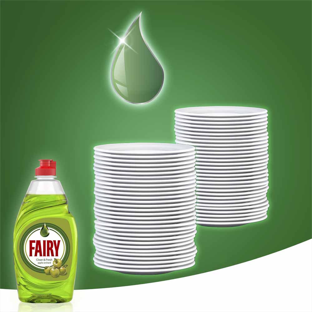 Fairy Clean and Fresh Apple Washing Up Liquid 1190ml Image 11
