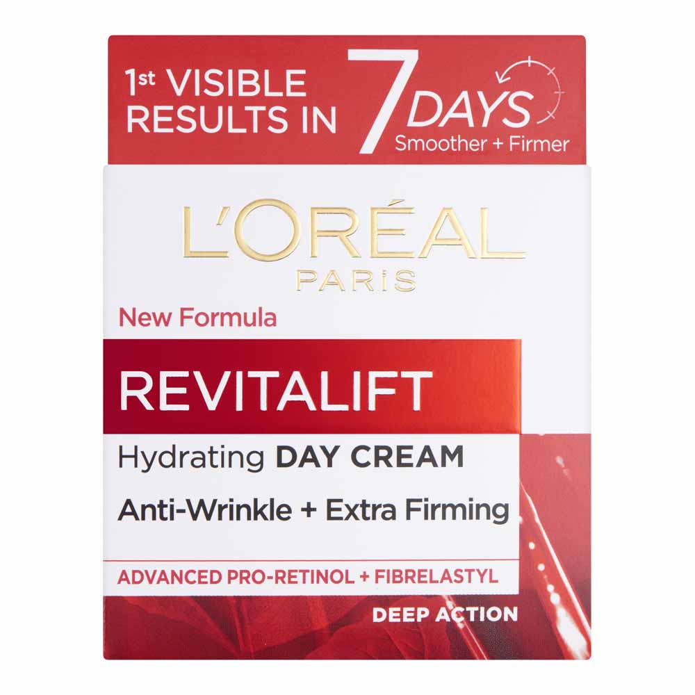 L’Oréal Paris Revitalift Anti Wrinkle Firming Day Cream 50ml Image 1