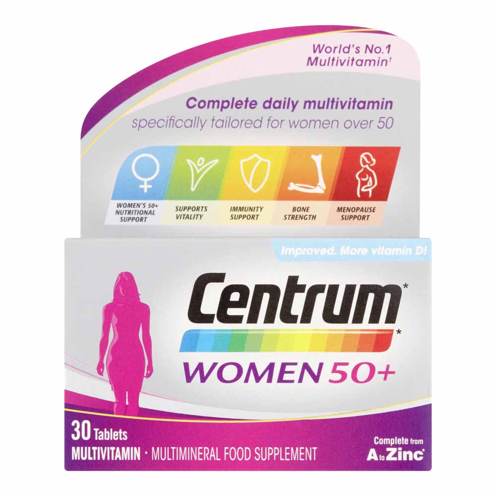 Centrum For Women 50 Plus Multivitamin Tablets 30 pack Image
