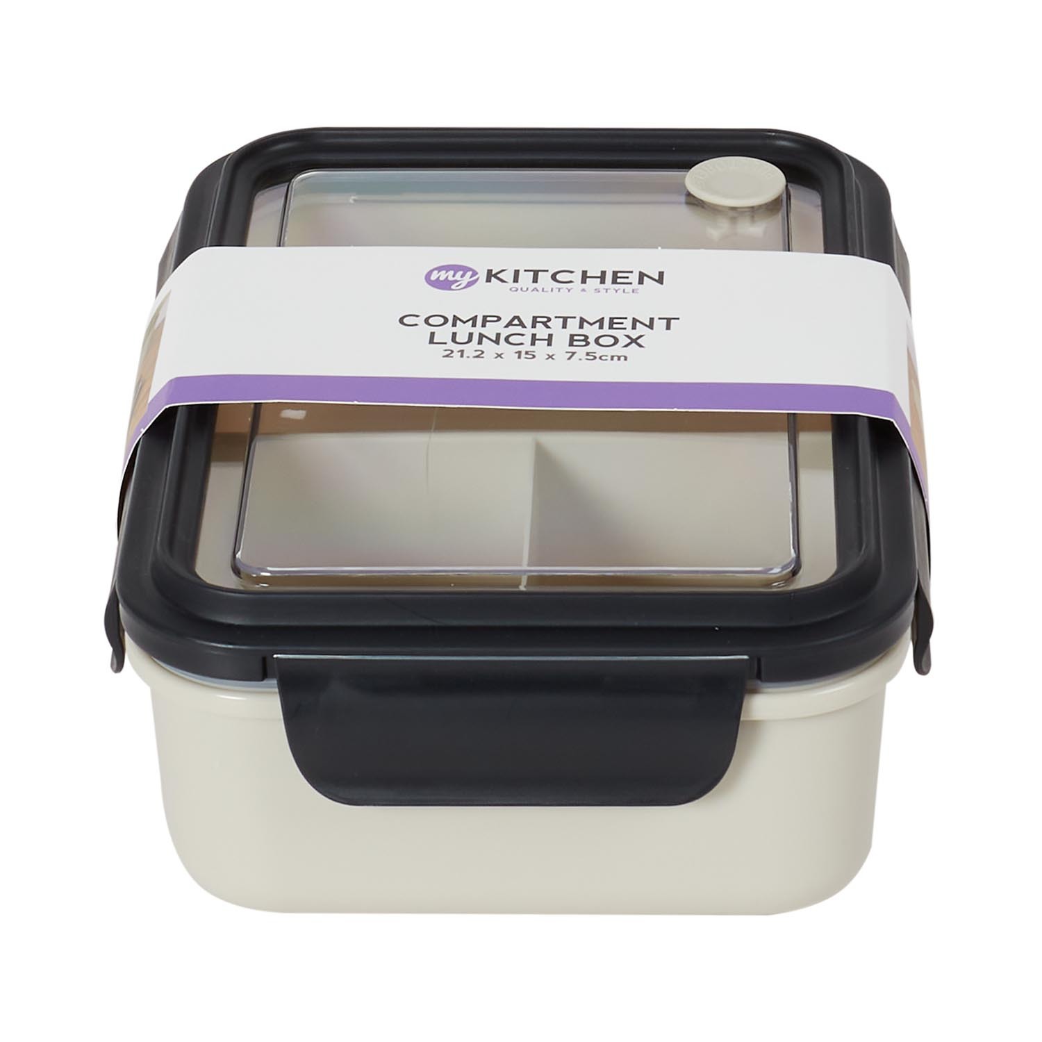 Compartment Lunch Box - White Image 1