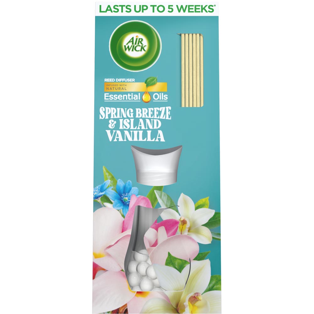 Air Wick Spring Breeze & Island Vanilla Reed Diffuser 33ml Image 3