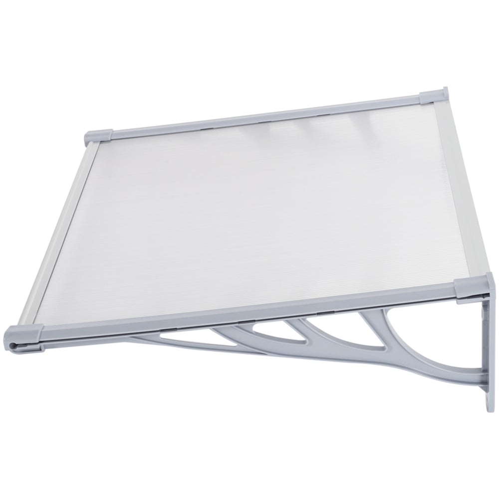 Living and Home Grey Front Door Canopy 90 x 150cm Image 4