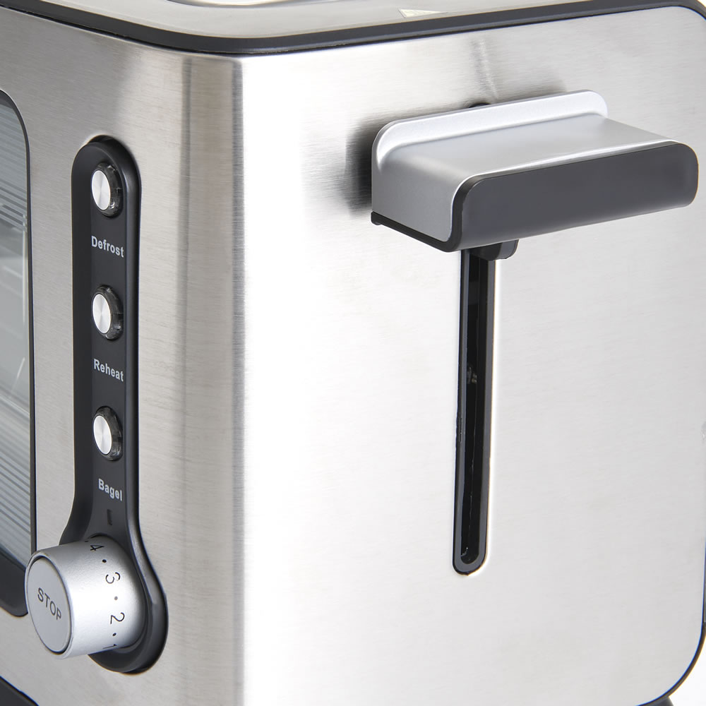 Daewoo 2 Slice Glass Toaster Image 3