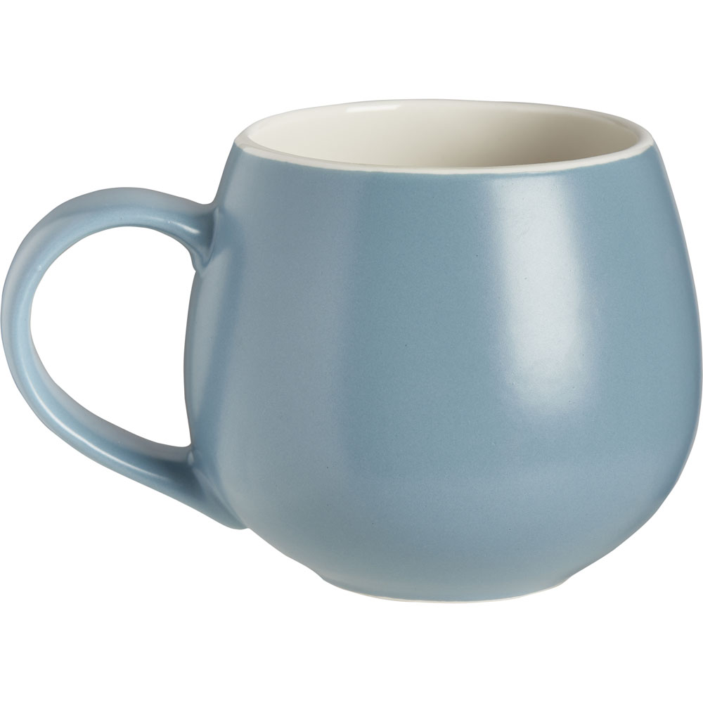 Wilko Aqua Blue Soft Touch Mug Image 4