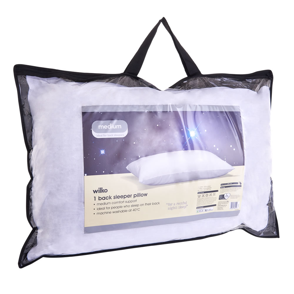 Wilko Back Sleeper Pillow Wilko