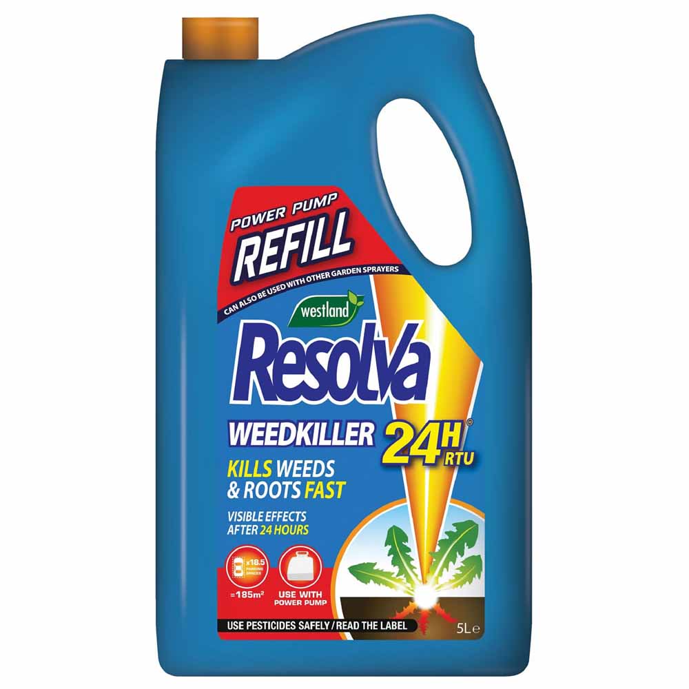 Resolva 24H Ready To Use Weedkiller Refill 5L Image 1