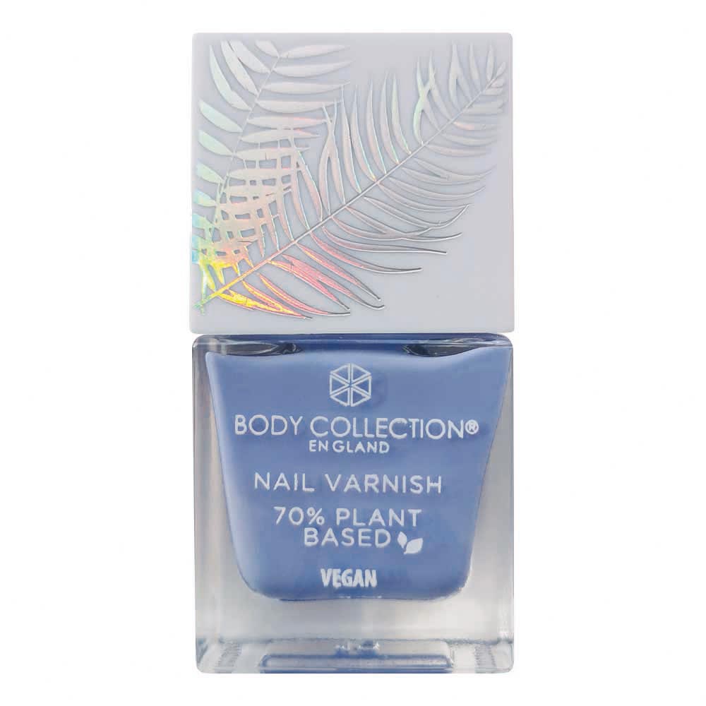 Body Collection Plant Based Nail Varnish Summer Colours Cornflower Blue Image 1
