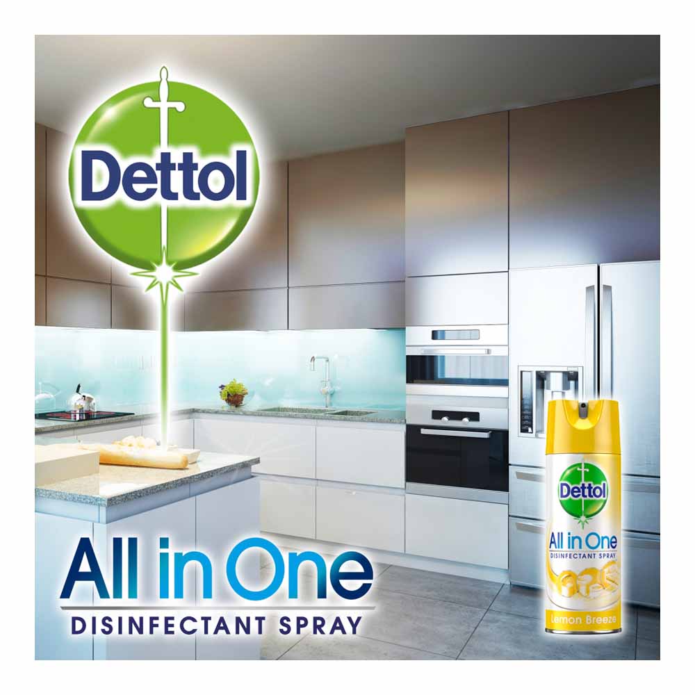 Dettol Lemon Disinfectant Spray 400ml Image 5