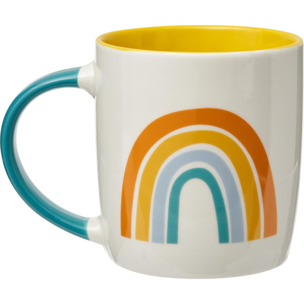 Wilko Rainbow Slogan Mug Image 6