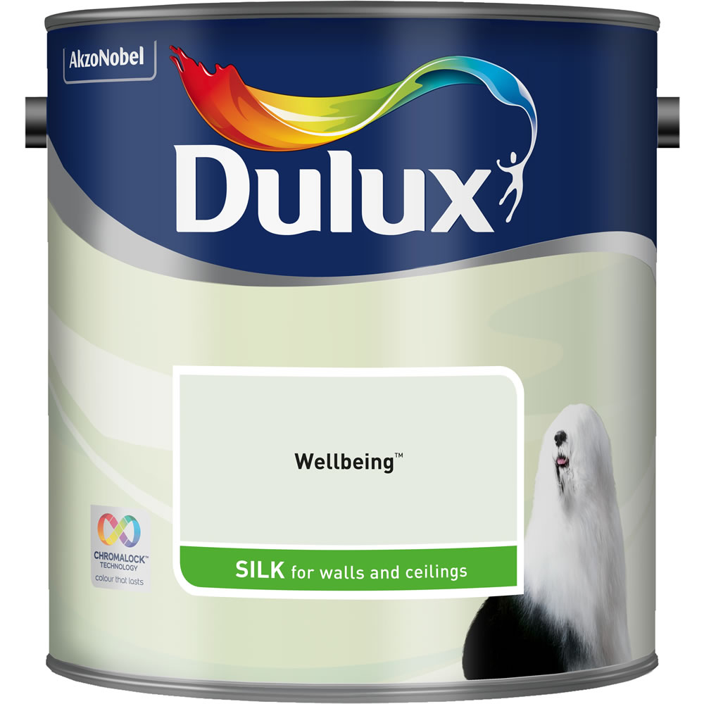 Dulux Wellbeing Silk Emulsion Paint 2.5L Image 1