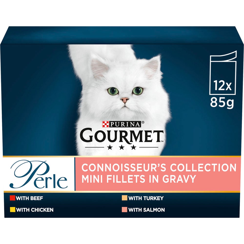 Gourmet Perle Connoisseurs Mixed Cat Food 85g Case of 4 x 12 Pack Image 2