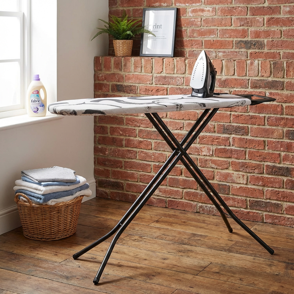 Argento Ironing Board Black and White Image 5