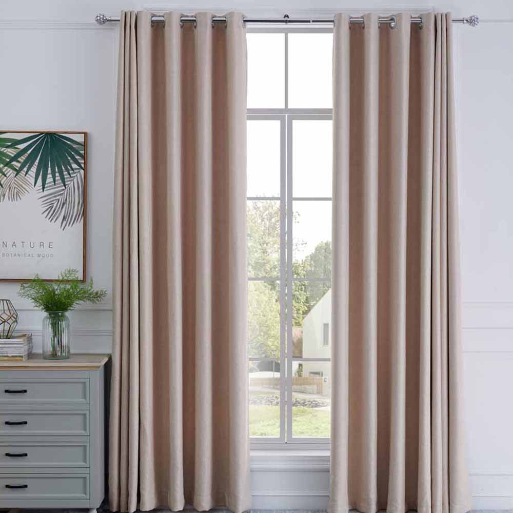 Homemaker 110-300cm Extendable Chrome Curtain Crack Pole Image 6