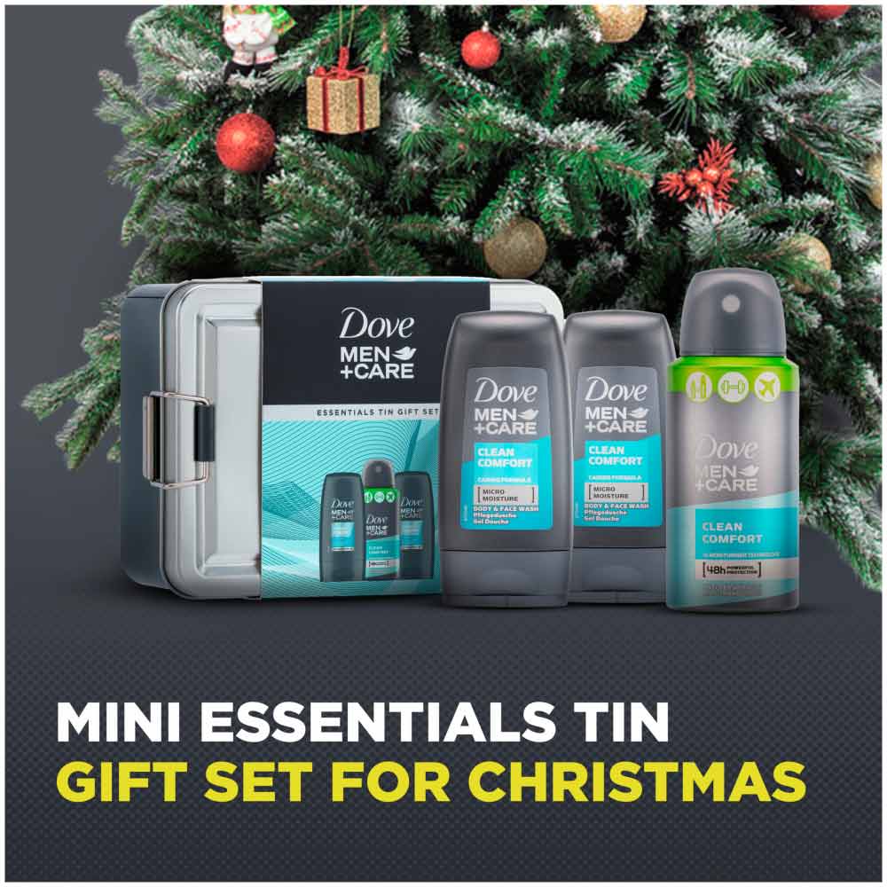 Dove Men+Care Mini Essentials Tin Gift Set Image 2