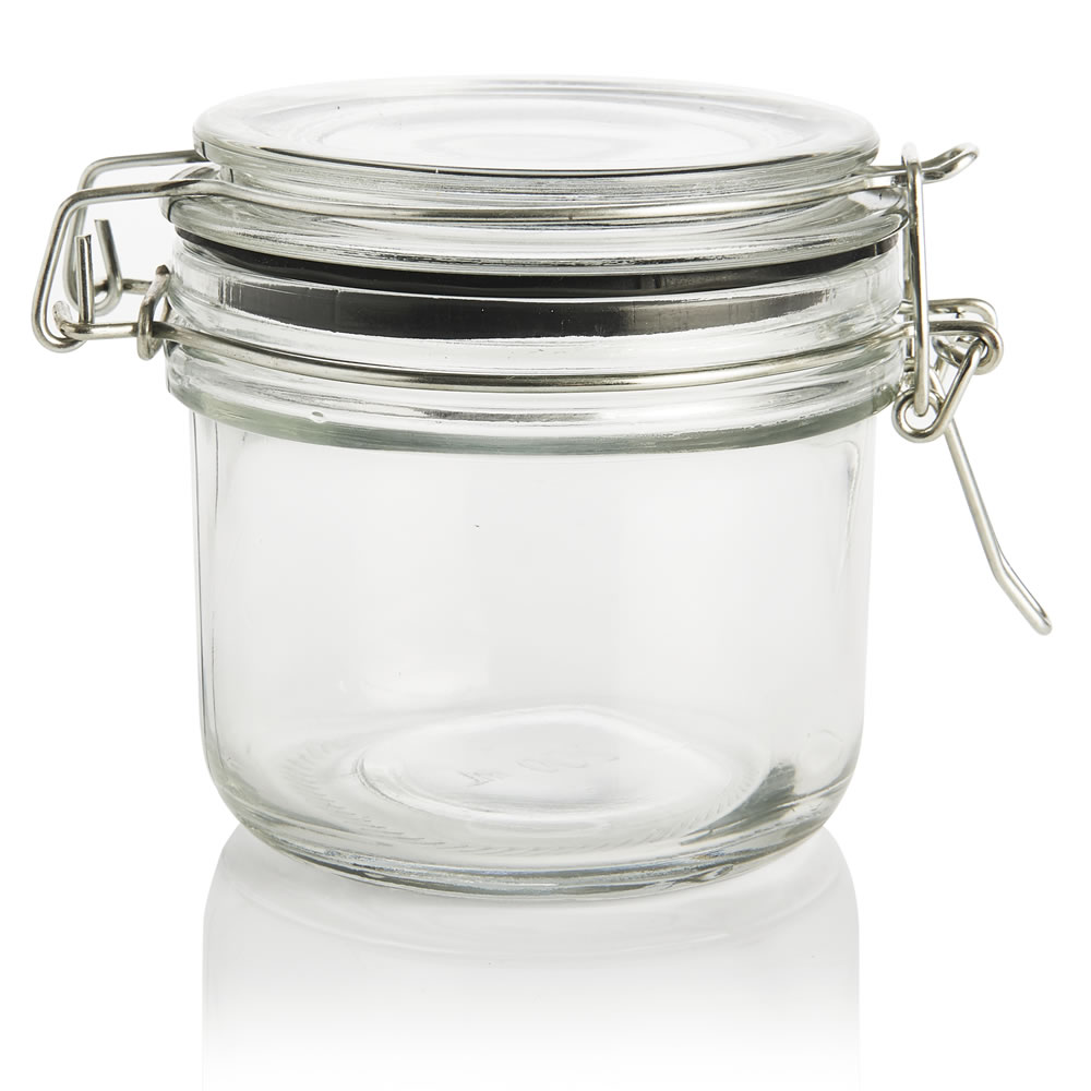 Wilko 160ml Glass Serving Jar and Clip Lid Wilko