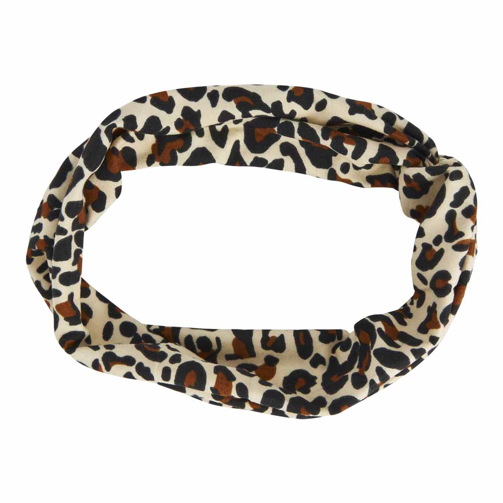 Wilko Leopard Soft Headband Image
