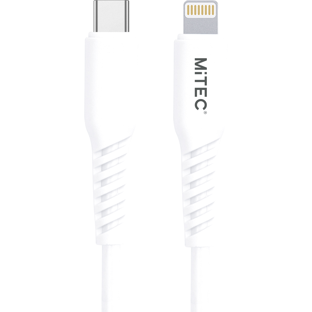 MiTEC MiPOWER 1m Lightning to USB Type C Charge and Sync Cable Image 1