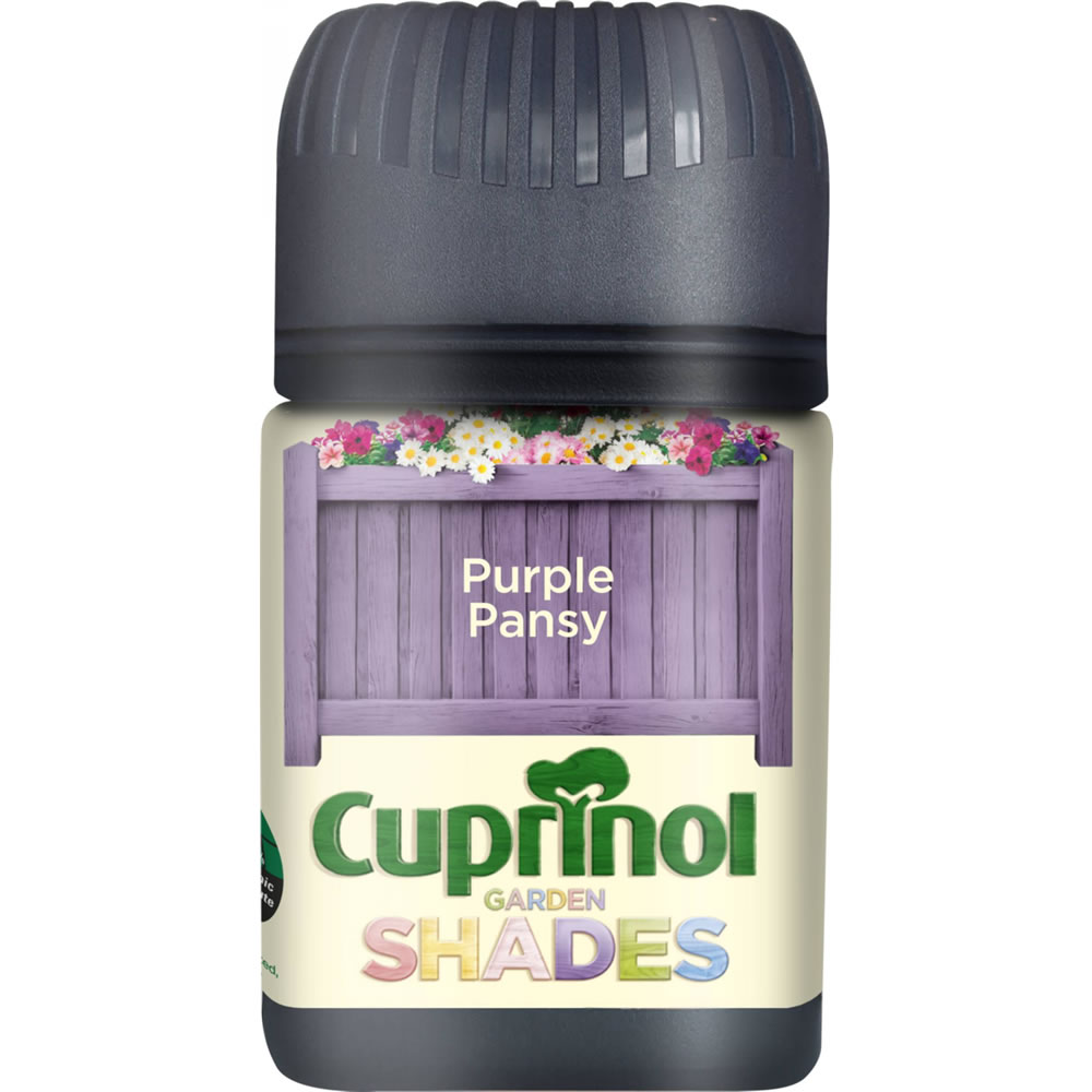 Cuprinol Garden Shades Tester Purple Pansy 50ml Wilko