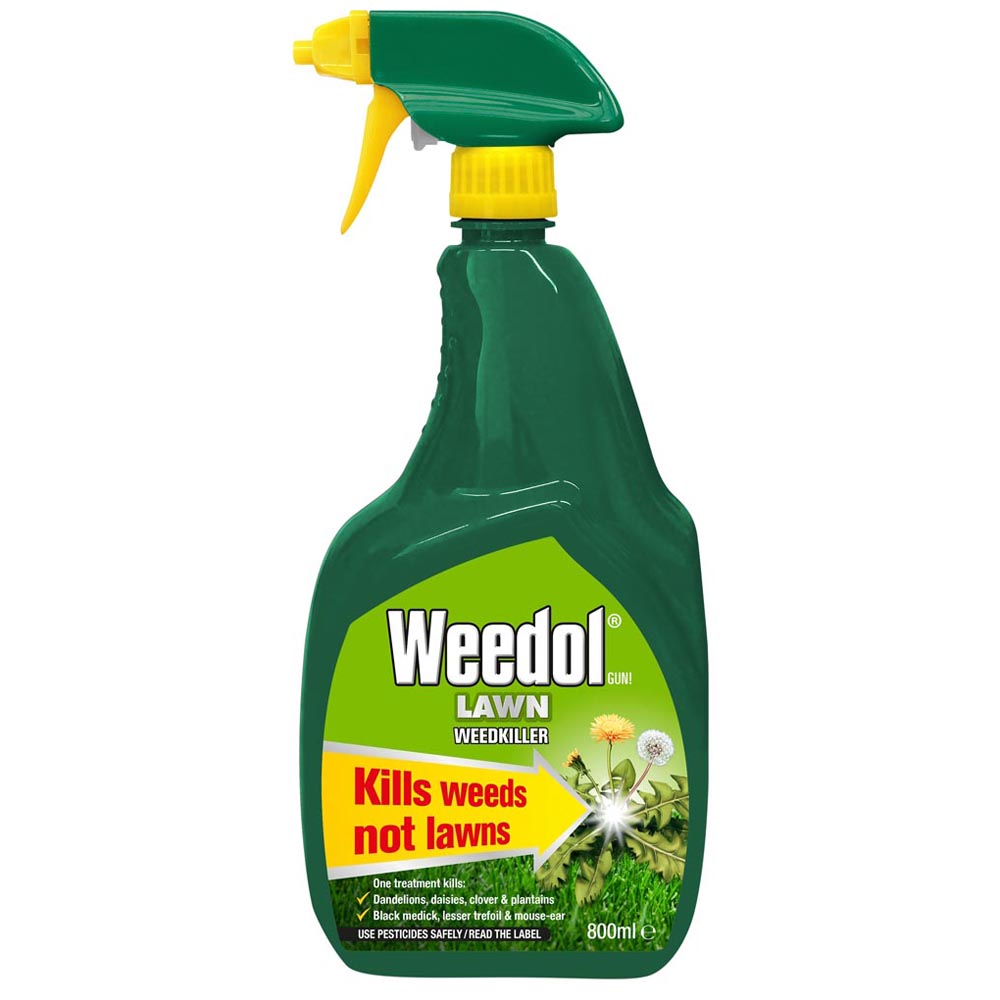 Weedol Ready-To-Use Gun Lawn Weedkiller 800ml Image 1