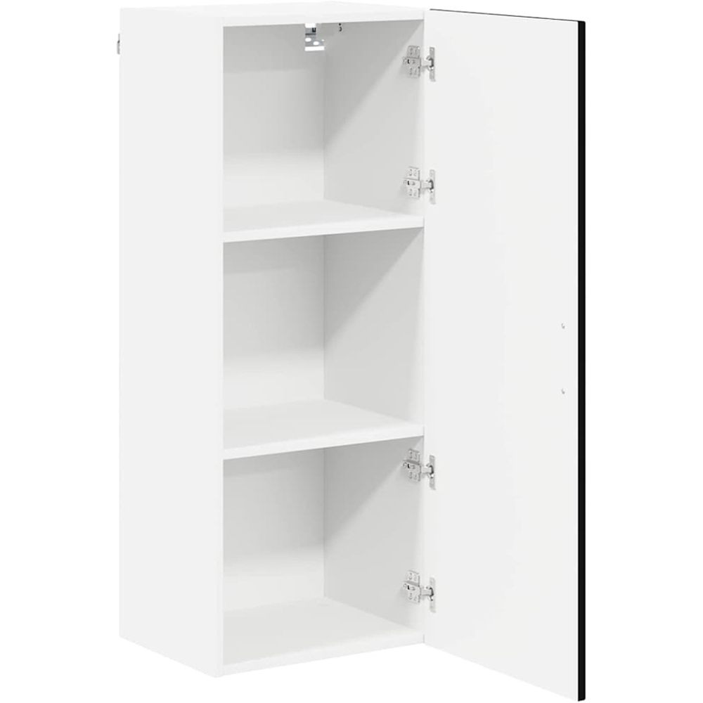 vidaXL Single Door Black Kitchen Wall Cabinet Image 5