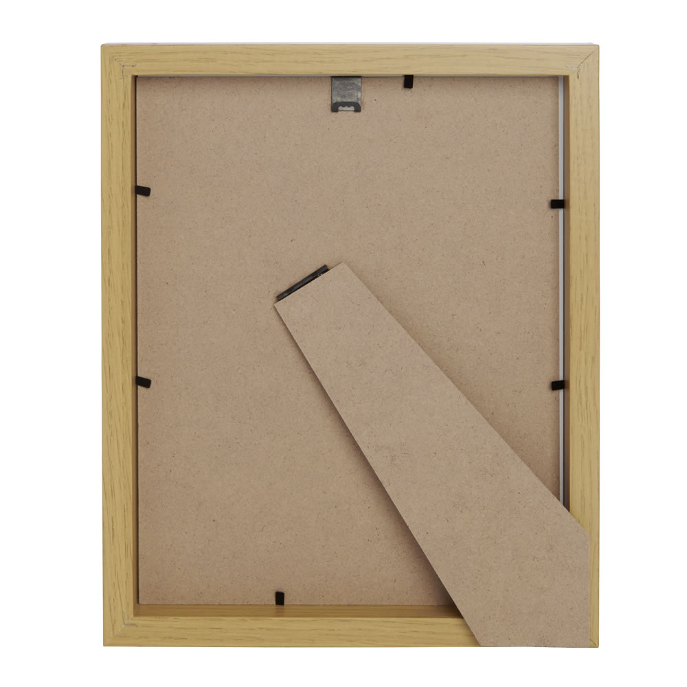 Wilko Light Wood Effect Photo Frame 10 x 8 Inch Wilko