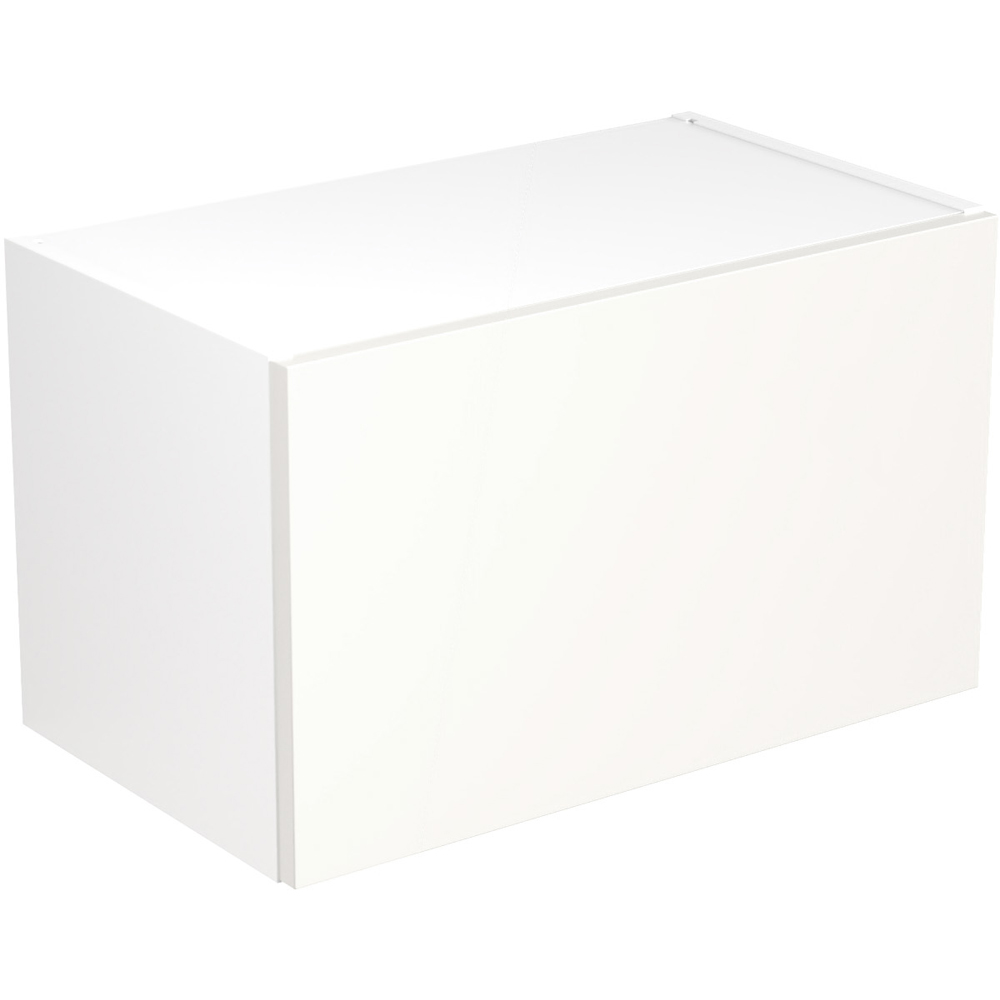 Kitchen Kit Slab Standard White Bridging Wall Kitchen Cabinet Flatpack 600mm Image 1