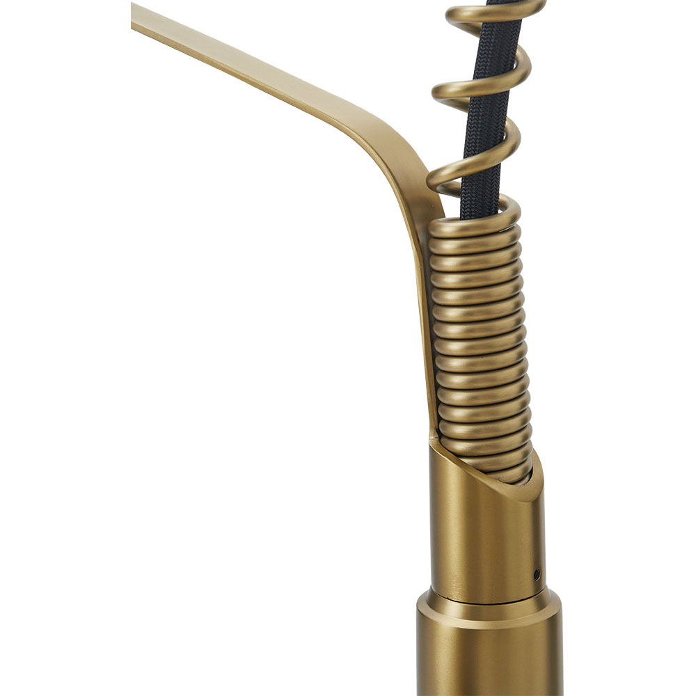 Living and Home Gold Pull Down Kitchen Tap Image 5