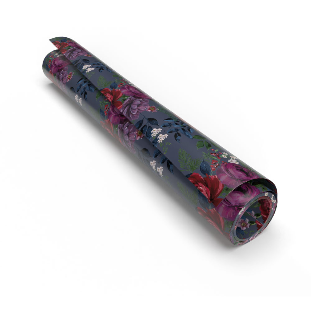 Wilko 4m Majestic Bloom Floral Wrapping Paper Image 1
