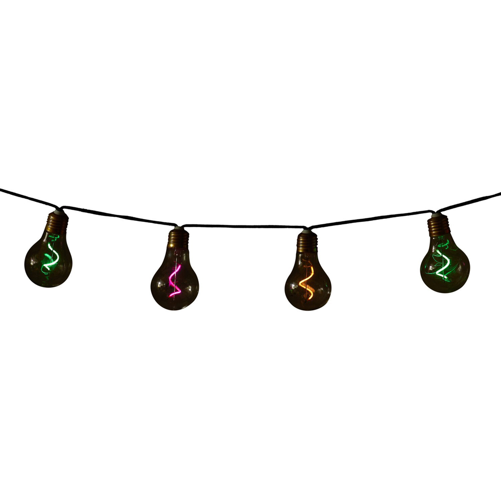 10 LED Neon Bulb String Light Image 4