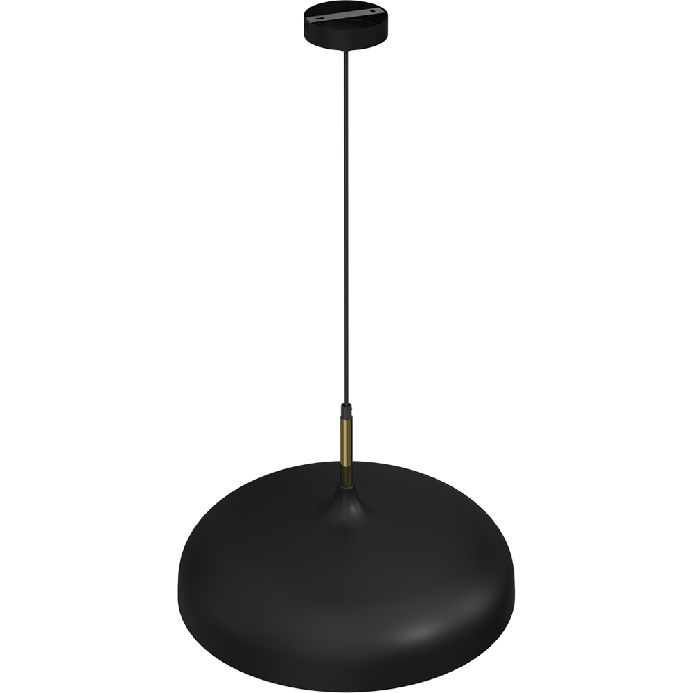 Milagro Lincoln Black Pendant Lamp 230V Image 2
