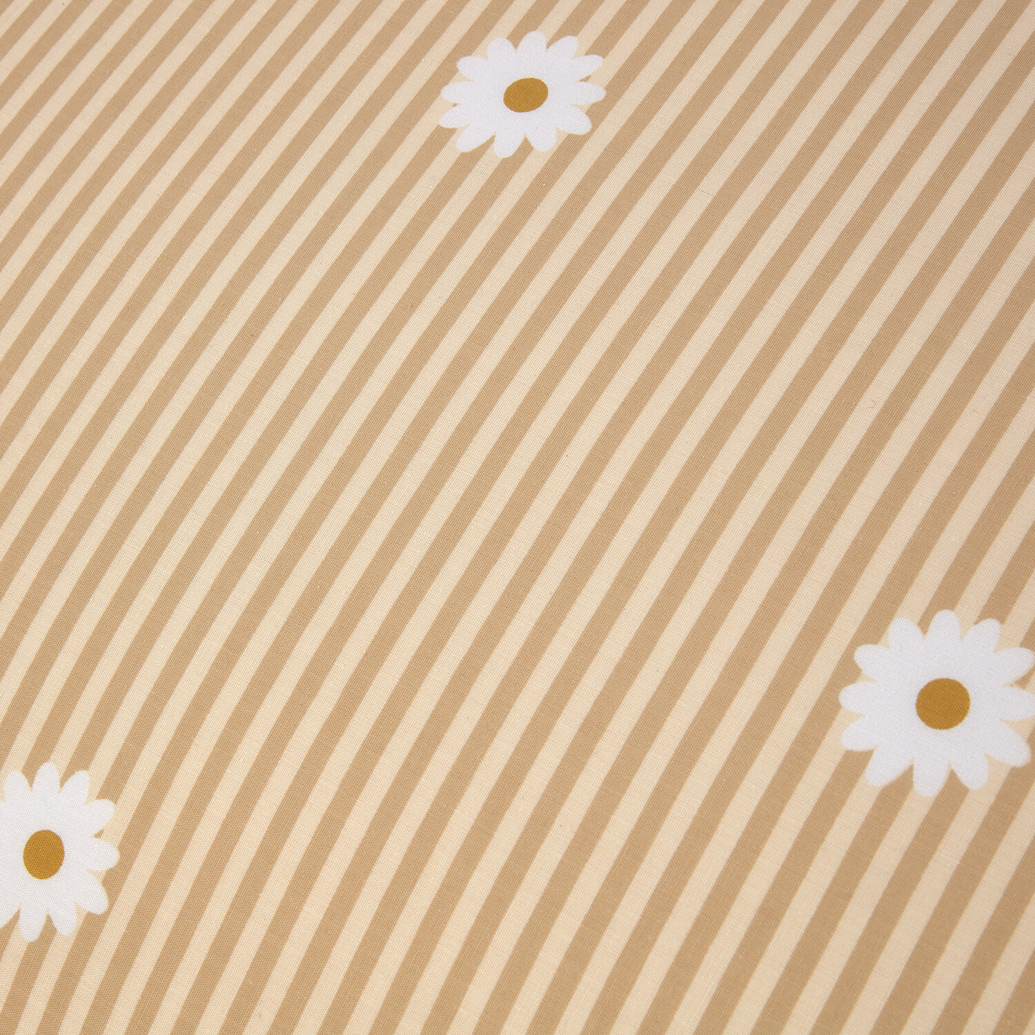 Daisy Stripe Duvet Set Yellow Superking Image 5