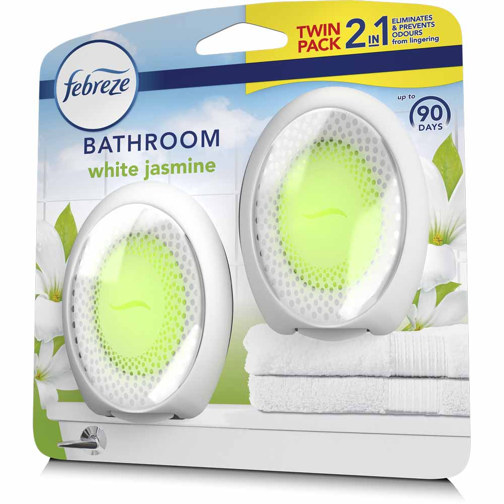 Febreze Bathroom White Jasmine 2ct Image 3