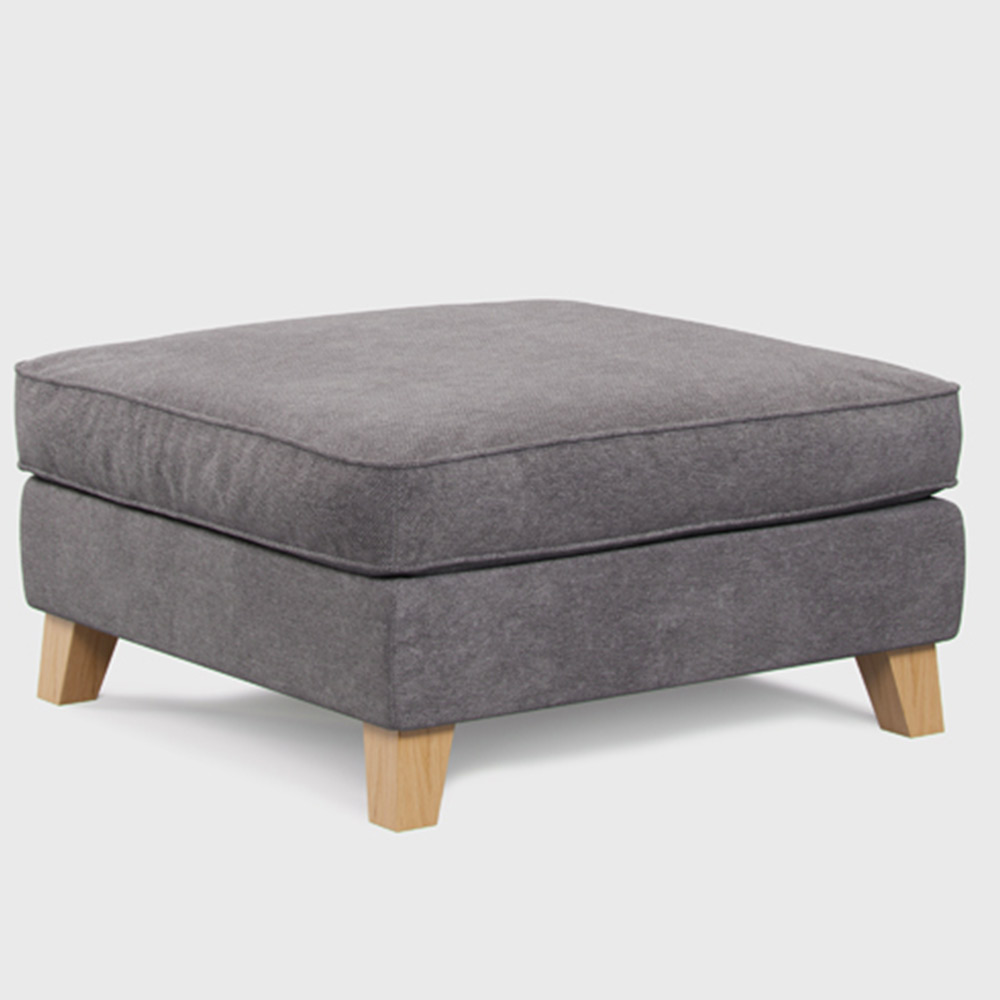 Marlon City Steel Footstool Image 2