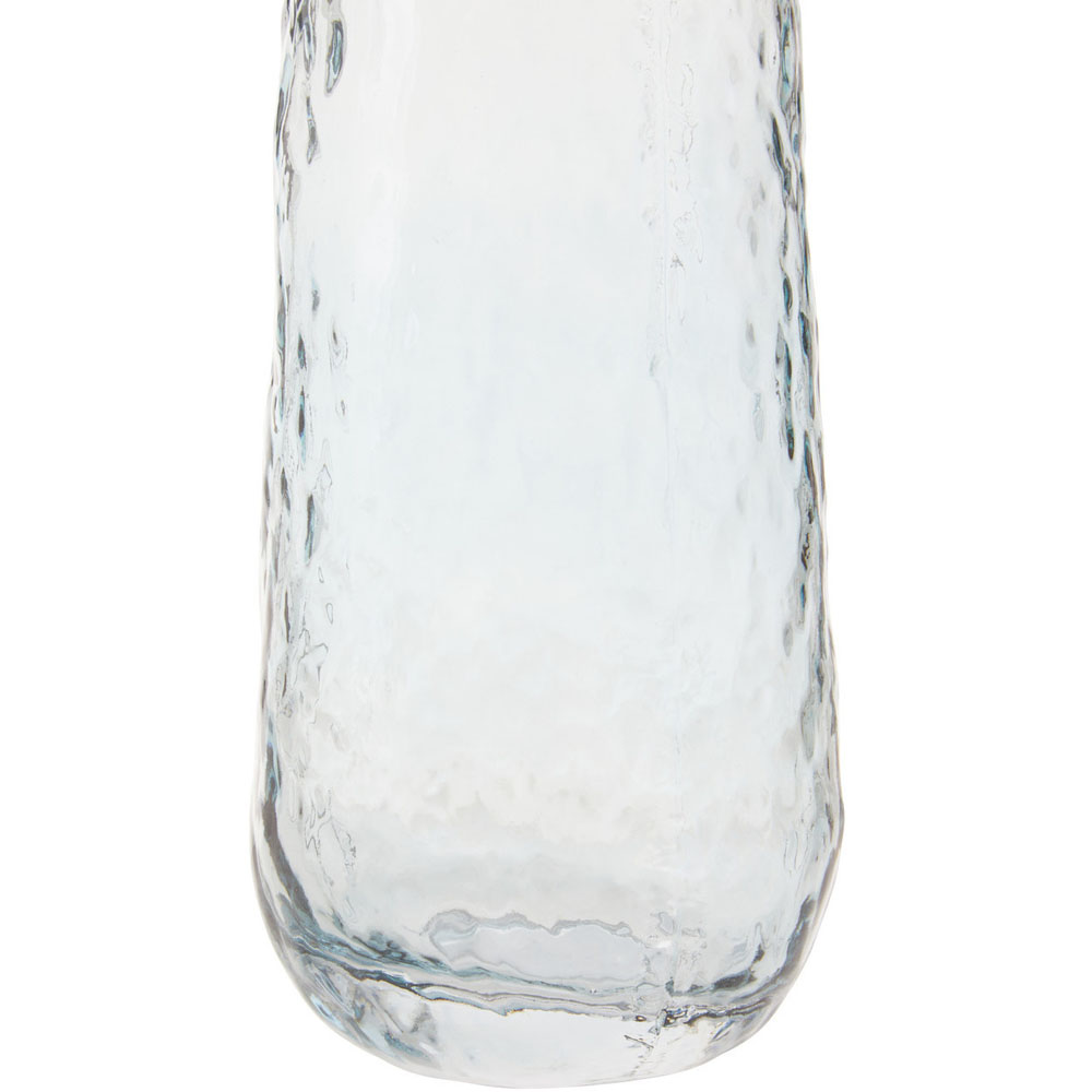 Premier Housewares Blue Brock Glass Vase Large Image 6