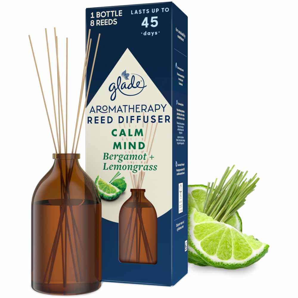 Glade Aromatherapy Reed Diffuser Peaceful Mind 80ml Image 1