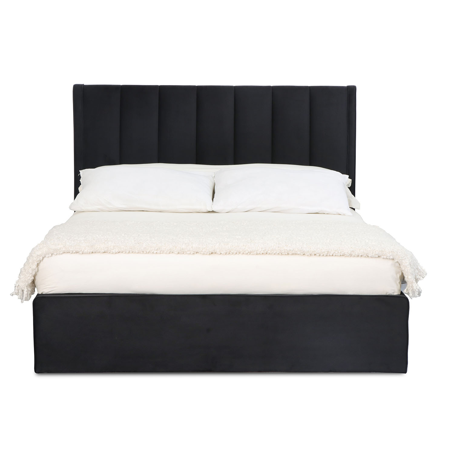 Willow Ottoman Black - Black / King Image 9