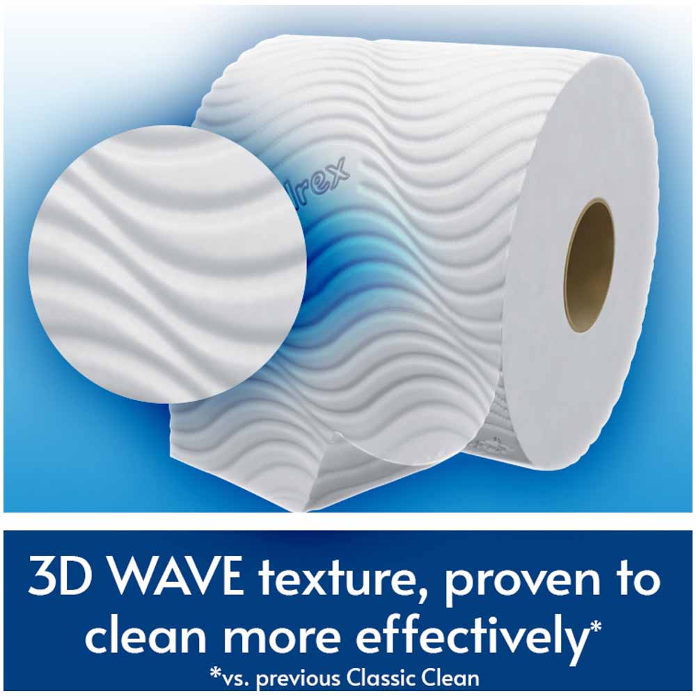 Andrex Classic Clean Toilet Tissue 9 Rolls 2 Ply Image 3
