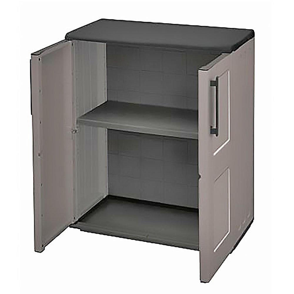 Shire 2.3 x 2.9ft Mid Storage Cupboard with Shelves Image 2